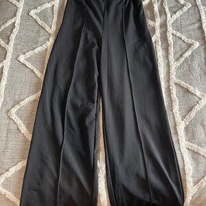 Elegant Black Women's Wide-Leg Pants